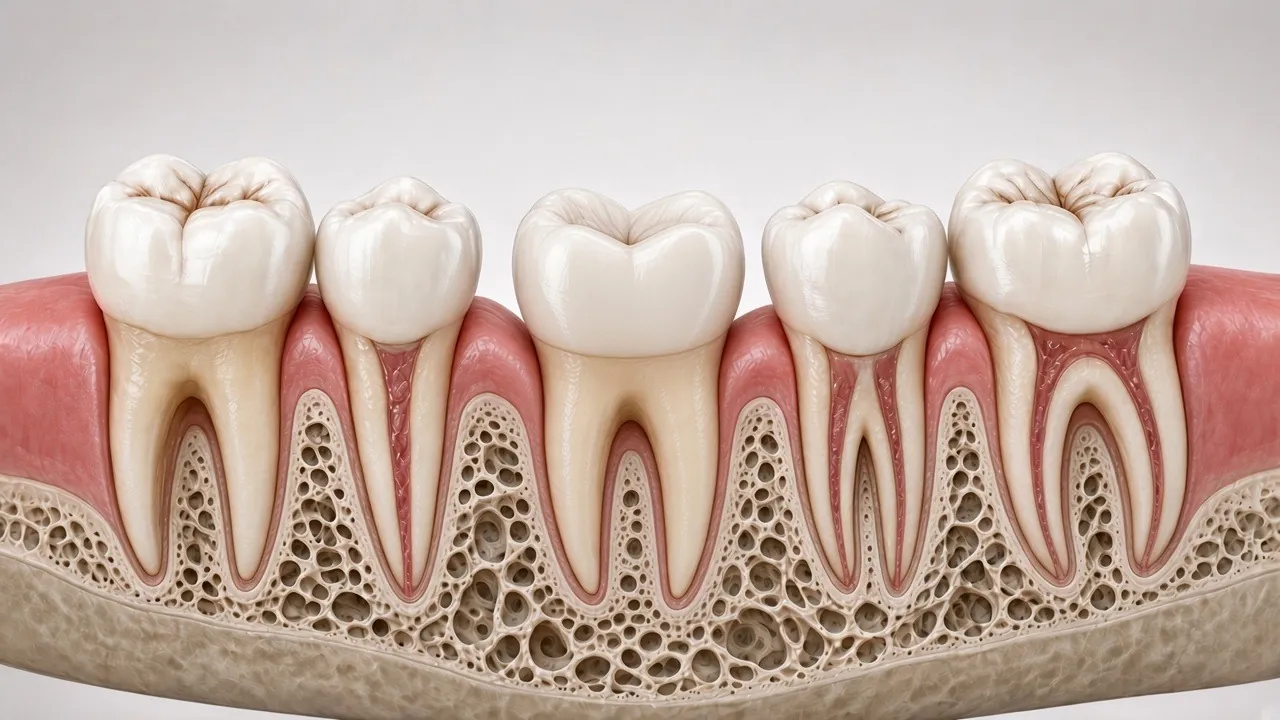 Cross-section illustration of a ceramic onlay bonded to the tooth and covering one cusp.