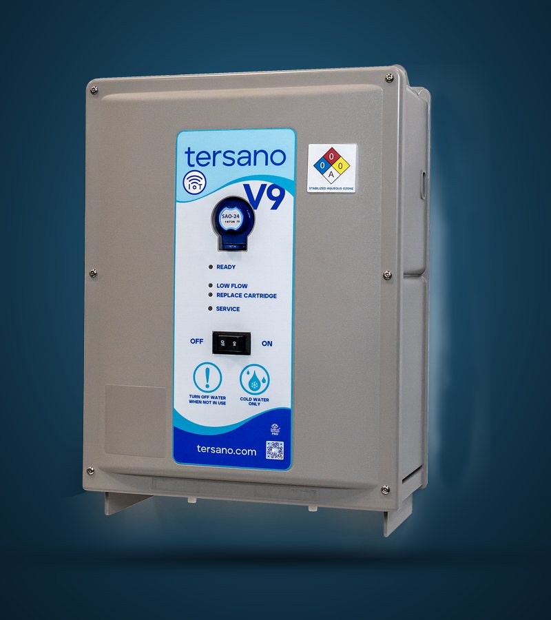 The Tersano lotus PRO ozonated-water unit.